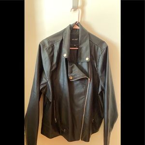 Faux leather jacket!